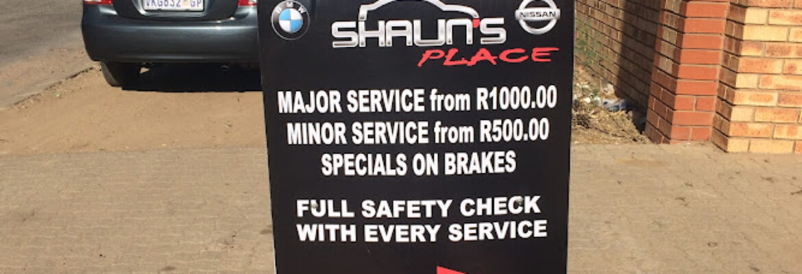 Nissan/BMW Shauns Auto Service Centre