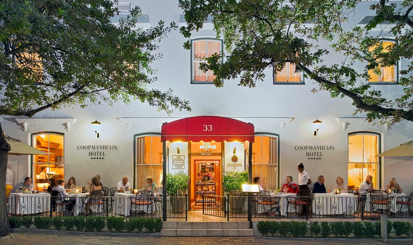 Entrance to Helena's Restaurant Stellenbosch